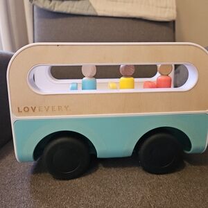 Wooden Push and Pull Toy - Multicolor